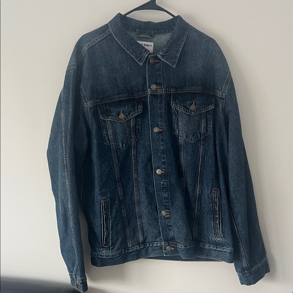 Men’s XXLT dark wash denim jacket